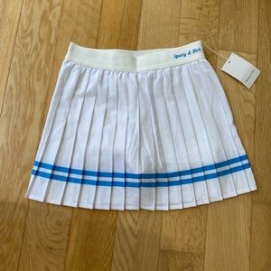 Sporty & Rich
Classic Logo Pleated Tennis Skirt